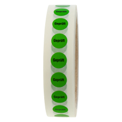 quality assurance labels, polyester, Ø 12.5 mm - View Product