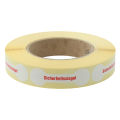 sealing label, paper, 70 x 21 mm - View Product