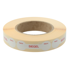 sealing label, paper, 70 x 21 mm - View Product