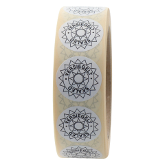 sealing label, paper, Ø 30 mm - View Product