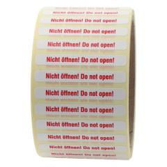 sealing label, paper, 50.8 x 6.35 mm - View Product
