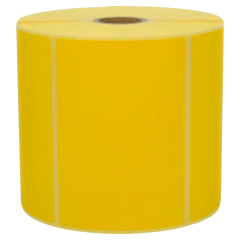 uncoated thermal-eco labels, yellow, permanent, 100 x 150 mm - View Product