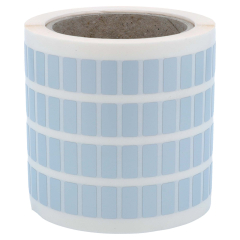 polyester labels, silver, permanent, 18 x 8 mm - View Product