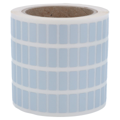 polyester labels, silver, permanent, 20 x 8 mm - View Product