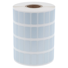 polyester labels, silver, permanent, 20 x 9 mm - View Product