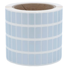 polyester labels, silver, permanent, 20 x 9 mm - View Product