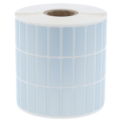 polyester labels, silver, permanent, 25 x 8 mm - View Product