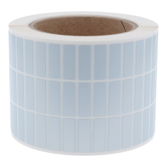 polyester labels, silver, permanent, 25 x 8 mm - View Product