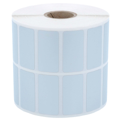 polyester labels, silver, permanent, 38 x 19 mm - View Product