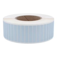 polyester labels, silver, permanent, 48 x 8 mm - View Product