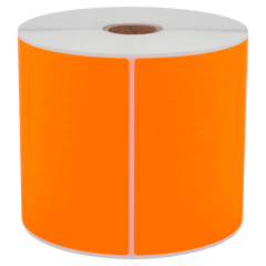 fluorescent paper labels, bright orange, 100 x 150 mm - View Product