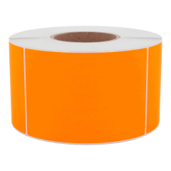 fluorescent paper labels, bright orange, 148 x 210 mm - View Product