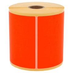 fluorescent paper labels, bright red, 100 x 150 mm - View Product