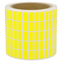 polyester labels, yellow, permanent, 16 x 9 mm - View Product