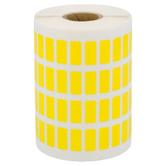 polyester labels, yellow, permanent, 18 x 8 mm - View Product