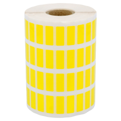 polyester labels, yellow, permanent, 20 x 8 mm - View Product