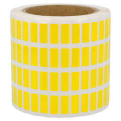 polyester labels, yellow, permanent, 20 x 8 mm - View Product