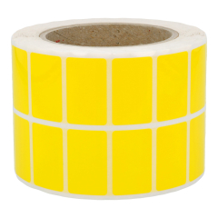 polyester labels, yellow, permanent, 38 x 23 mm - View Product