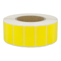 polyester labels, yellow, permanent, 50.8 x 25.4 mm - View Product