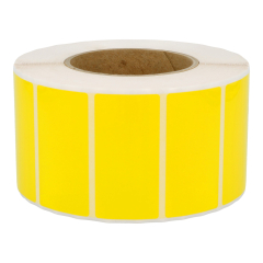 polyester labels, yellow, permanent, 74 x 37 mm - View Product