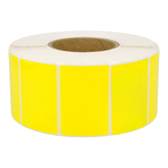polyester labels, yellow, permanent, 76.2 x 50.8 mm - View Product