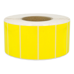 polyester labels, yellow, permanent, 80 x 40 mm - View Product