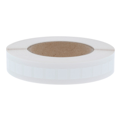 polyester labels, white, permanent, 12.7 x 11 mm - View Product