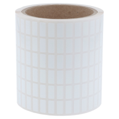 polyester labels, white, permanent, 15 x 6.35 mm - View Product