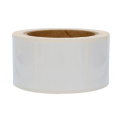 polyester labels, white, permanent, 50 x 50 mm - View Product