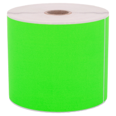 fluorescent paper labels, bright green, 100 x 150 mm - View Product