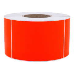 fluorescent paper labels, bright red, 100 x 150 mm - View Product