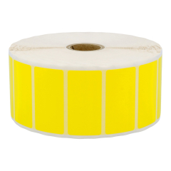 polyester labels, yellow, permanent, 50.8 x 25.4 mm - View Product