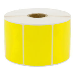polyester labels, yellow, permanent, 60 x 40 mm - View Product