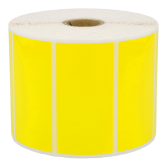 polyester labels, yellow, permanent, 80 x 40 mm - View Product