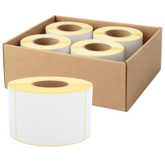thermal transfer labels, paper, 105 x 148 mm, 4 rolls per box - View Product