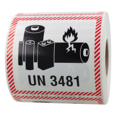 handling label, polyethylene foil, 100 x 100 mm - View Product