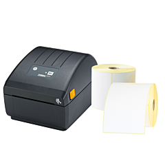 shipping labels set, Zebra ZD230d + 2 rolls of shipping labels (110 x 162 mm) - View Product