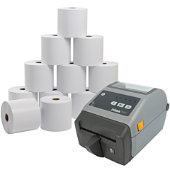 linerless-labelprinter-set, Zebra ZD621d + 12 rolls of linerless labels (102 mm) - View Product