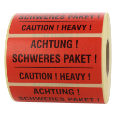 package handling label, paper, 100 x 50 mm - View Product