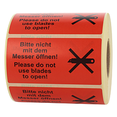 package handling label, paper, 100 x 50 mm - View Product