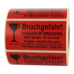 package handling label, paper, 100 x 50 mm - View Product