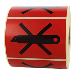 package handling label, paper, 105 x 74 mm - View Product