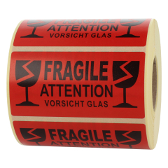 package handling label, paper, 100 x 50 mm - View Product