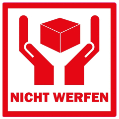 package handling label, paper, 100 x 100 mm - View Product