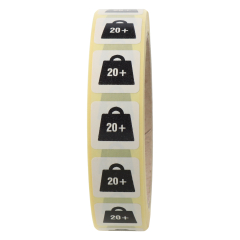 package handling label, paper, 20 x 20 mm - View Product