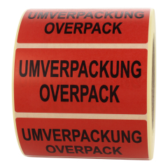 package handling label, paper, 100 x 50 mm - View Product