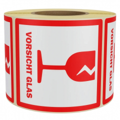 package handling label, paper, 100 x 100 mm - View Product
