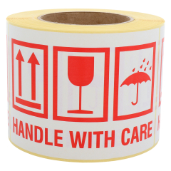 package handling label, paper, 150 x 100 mm - View Product