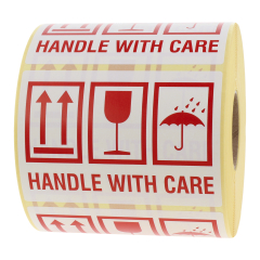 package handling label, paper, 105 x 74 mm - View Product