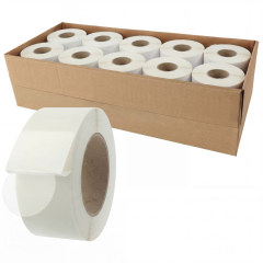 closure labels, PE foil, Ø 50 mm, 10 rolls per box - View Product